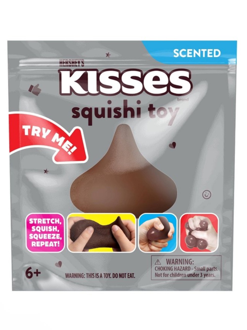 New! Hershey's Kisses Scented Squishi Toy, Authentic in Original Packaging